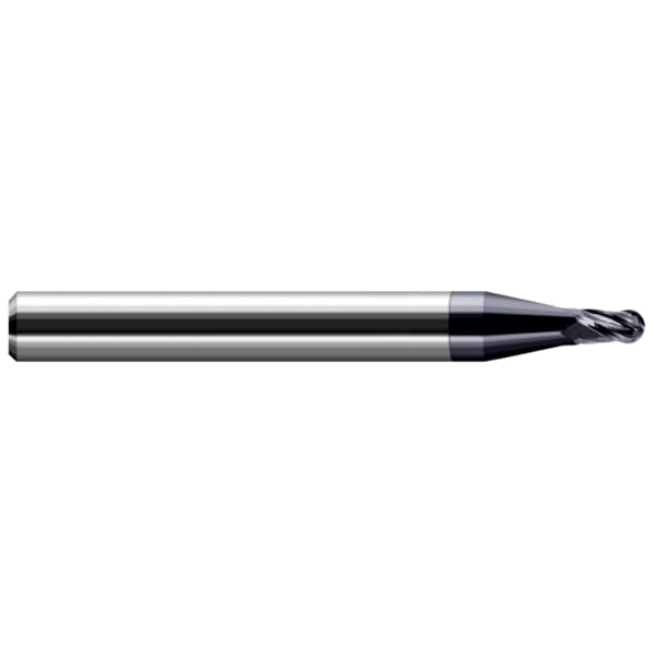 Miniature End Mill - Ball - Stub & Standard, 0.2187" (7/32)